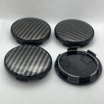 4 tk / komplekt 68 mm 3D s&uuml;sinikkiust universaalne auto ratta keskosa rummu korkide kattekomplekt auto lisatarvikud ABS autode kujundamise osad tarvikud must