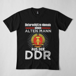 Unisex Premium Cotton Harajuku T-s&auml;rk Ddr GerUnisexy Vana Unisex Saying Print Tees Naljakas Stiilis &Uuml;markaelus Puuvillane T-s&auml;rk vabaaja T-s&auml;rgid 2XL