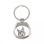 Swedish Vallhund, Swedish Cattle Dog, Swedish Shepherd - keychain with a dog, keychain with a print, personalized pendant from the Art-Dog brand