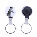 Arab Horse - unique keychain with a horse picture, handmade product, light and handy pendant from Art-Dog brand