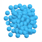 150 tk 40 mm pallid, meelelahutuslikud lauatennise h&uuml;ppepallid perem&auml;ngudeks, kunstiks ja