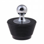 Silikoonist vanni pistikud K&ouml;&ouml;gis vanni valamu &auml;ravooluvalamu pistiku tihenduskorgid must