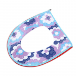 Pehme kattega soe WC-istmekatte padi Vannitoa sisekujundus Lilletr&uuml;kis Coral Velvet Pestavad padjad One Size sinine