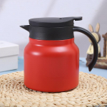 304 roostevaba teras suure mahutavusega veekeetja majapidamises &auml;rikasutuseks topeltvaakum kohvikann k&auml;epidemega 800ml punane