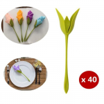 R&auml;tikuhoidja - Loovkunst - Komplekt 40 tk - Plastik - Roheline - 19,8 x 5,5 cm roheline
