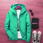 Kevad- ja s&uuml;gisesed meeste jakid, suured suurused, teismelise ja tudengi jakk, &otilde;hukesest kapuutsiga tuulejopest korea versioon S