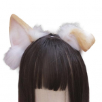 Rebase karusnaha imitatsiooniga juuksepael koos kutsikak&otilde;rvadega. Rollim&auml;nguline riietus k&auml;sitsi valmistatud peapael, Cosplay rekvisiidid