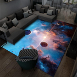 3D Multika Universumi Vaip - Suur, T&auml;ielikult Kattev Vaip Magamistuppa, Elutuppa v&otilde;i Diivanile Universe Planet-1, 200*300cm