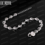 925 Sterling h&otilde;be AAA tsirkoonist s&uuml;damekujuline k&auml;ev&otilde;ru Moodsad pulmaehted 20CM