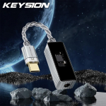 KEYSION kahe kiibiga CS43198+CT7601 kaasaskantav USB HFI DAC ja minik&otilde;rvaklappide v&otilde;imendi kadudeta kaasaskantav dongle DSD256 32bit/768kHz h&otilde;be