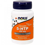 Now Foods - 5-HTP 100mg., N&Auml;RIMISTABLETID, 90 TK citrus