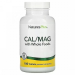 NaturesPlus- Kaltsium/Magneesium t&auml;istoiduga, 180 tabletti