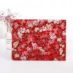 100*148cm Jaapani stiilis kirsi&otilde;ieline pronksjas puuvillane kangas isetegemiseks &otilde;mblemiseks kimono Cheongsam kott ehete lapiline kangas