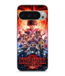 Kaitse&uuml;mbris - MANIACASE - Google Pixel 9 Pro - Pehme - Must - Stranger Things hooaeg 2