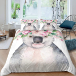 Multifilm Koala laste tekikott, armas Koala tekikott lastele v&auml;ikelaste lasteaia armas karu tekikott padjap&uuml;&uuml;riga EU single(135x200cm)