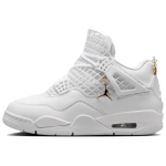 Air Jordan 4 Retro Net - Valged Naiste Tossud Phantom Metallic-Gold FN7251-107 37.5 white
