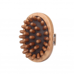 &Otilde;hkpadja meridiaanihari, meridiaani koputusseade, massaažihari puidust massaažihari, peanahk L7C0 brown-1pcs