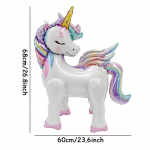 1Pcs large standing 5D unicorn balloons suitable for birthday parties celebrations event background layout decoration Other