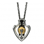 Mehaaniline p&ouml;&ouml;ratav ripats kaelakee Retro Punk Gear kaelakee meestele ja naistele sulamist ehted