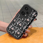 Pehme silikoonist ruudukujulise redeliga printimismustriga telefoni korpus, t&auml;iskaanega kaamera p&otilde;rutuskindel kaitse kummist &uuml;mbris Xiaomi Redmi jaoks Redmi Note 10 pruun