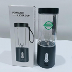 USB laetav mini elektriline mahlapress: Kaasaskantav ja multifunktsionaalne segamistass koduseks kasutamiseks 530ml paabulinnu sinine v&auml;rv