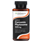 LifeSeasons, Meriva Kurkumiin F&uuml;tosoom, 500mg, 60 Taimset Kapslit (250mg kapsli kohta)