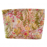 Esteetiline lilleline meigikott Kosmeetikakott, suure mahutavusega t&otilde;mblukuga suletav veekindel naiste reisi tualett-tarvete kott meigikorraldaja B