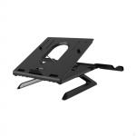 Ergonomic Computer Stand Desk Laptop with Phone Holder Stable Folding 9 Adjustable Angle up to