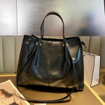 &Uuml;lemise kihiga vahatatud veisenahast &otilde;lakott Naiste k&otilde;ik-&uuml;hes s&uuml;gis/talvine ehtsast nahast kaenlaaluse kott Temperament kandekott must