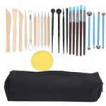 25 tk pol&uuml;meersavist skulptuurit&ouml;&ouml;riistad Mitmeotstarbelised modelleerimine nikerdusnuga keraamikatarbed