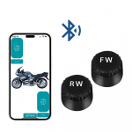 Mootorratturite rehvir&otilde;huandurid TPMS-i j&auml;lgimiss&uuml;steem 2 v&auml;lise anduriga Mootorile Bluetooth-&uuml;hilduv Android/IOS S1