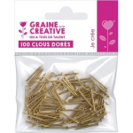 100 clous dor&eacute;s pour art filaire - String art - 20 mm