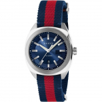 Gucci YA142304 GG2570 Sinine L&otilde;uend 41mm Meeste K&auml;ekell