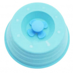 Toidukate BPA-vaba kuumakindel &otilde;li- ja pritsmekindel soojenduskate toidusoojendaja kate helesinine v&auml;rv