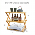 Telkimine Kokkupandav Riiuliriiul V&auml;ljas Suure Mahutavusega Lauaarvuti Korraldaja Riiulid Mitmekihiline Lihtne Piknik BBQ S&auml;ilitusriiul Laud