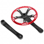 Meijun Jalgratta V&auml;nt 170mm Jalgratta Ketiratas Ketiratta Komplekt 45T 47T (must  punane 47T)