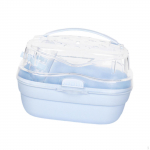 Hamster Travel Cage with Built in Water Bottle 7.8x6.3x5.9inch for Traveling roosa