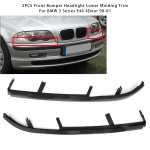 2 tk esikaitseraua esitulede alumise liistu sisekate BMW 3. seeriale E46 4-ukseline 1998-2001