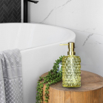 Klaaspumbaga seebidosaator du&scaron;igeeli 500ml vastupidav mitmeotstarbeline losjoonipudel k&auml;tele jaoks roheline