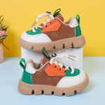 Tossud lastele Poistele T&uuml;drukutele Laste Kvaliteetsed Velcro Spordijalatsid Hingavad tennised Pehme tallaga libisemisvastased jooksujalatsid 21 roosa