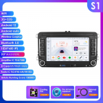 Hizpo 2Din Autoraadio Android Volkswagen Golf 5 6 Polo Passat B6 B7 CC Skoda Jetta Universaalne Multimeedia Carplay Wifi GPS Intelligentne Navigatsioon S1 8Core 3G 32G AI