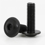M2 M3 M4 M5 M6 M8 M10 ISO7380.2 Klass 10.9 must &Auml;&auml;rikuga Nupppea kruvi Seibi kraega Sisemise kuuskantpesaga Alleni kruvid Polt M2.5X12 50PCS