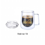 Mingshangde L&auml;bipaistev Kahekihiline Isoleeritud Klaasist Kohvitass 100-450ml