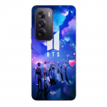 Coque de t&eacute;l&eacute;phone - Maniacase - Oppo Reno 12 5G - Silicone - Souple - BTS groupe symbol army