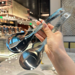 Roostevabast terasest lusikas Korea pika varrega lauan&otilde;ud paks segav j&auml;&auml;lusikas s&ouml;&ouml;gilusikas majapidamises kasutatav &otilde;htus&ouml;&ouml;gilusikas 1PCS