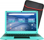 10.1Inch Laptop Quad-Core Processor with Android 12 2GB RAM 64GB ROM Built-in Camera WiFi USB Interface Tpye-C Charging for Learning and Entertainment 10.1 inch