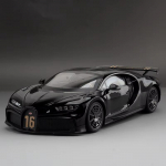 Uus 1:18 M&otilde;&otilde;tkava Chiron Sportauto Mudel M&auml;nguasi Die-cast Metallist Uksed Avanevad Heli Valgus Vedrustus S&otilde;idukid M&auml;nguasjad Kingitused Lastele must