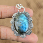 925 Sterling H&otilde;be Labradoriit Kivi S&uuml;nnip&auml;ev T&uuml;tar Elegantne K&auml;sit&ouml;&ouml;line Ripats