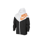 Nike Sportswear Windrunner V&auml;rviplokk Disain Logo Tr&uuml;kk Kapuutsiga Jakk Laste jakid Must DD2759-101 M white