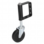 Vedruga v&auml;rava ratas, raskeveokite ukseratas, tarvik 100x25mm kodu, tehase jaoks